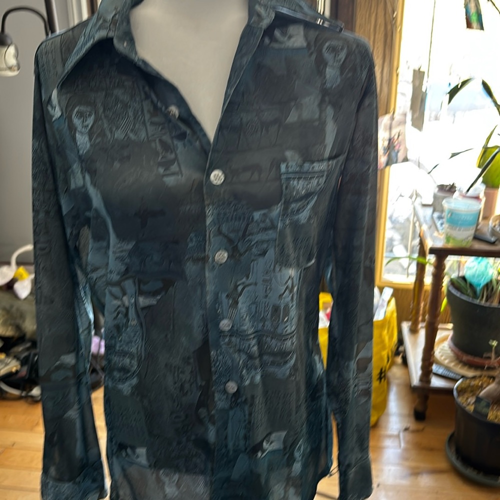 Vintage Paulo conti shirt 15.5" neck